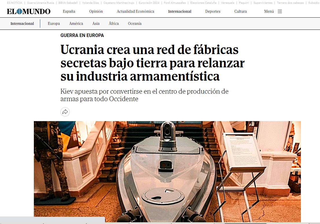 Испанские СМИ обнаружили процветающую торговлю снарядами на Украине Испанские СМИ обнаружили процветающую торговлю снарядами на Украине
