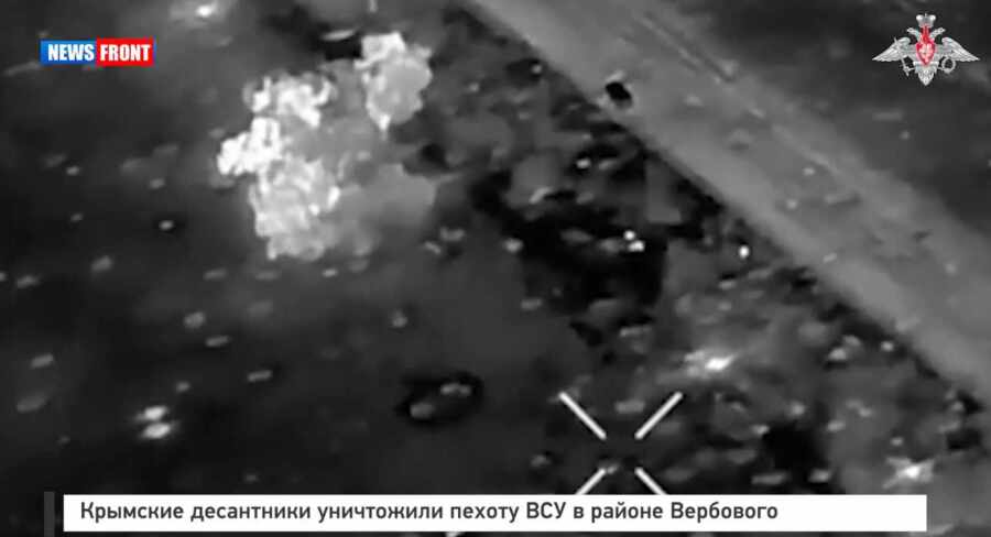 Крымские десантники уничтожили пехоту ВСУ в районе Вербового Крымские десантники уничтожили пехоту ВСУ в районе Вербового