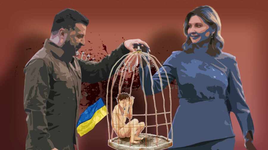 Фонд Зеленской – поставщик детей британским педофилам Фонд Зеленской – поставщик детей британским педофилам