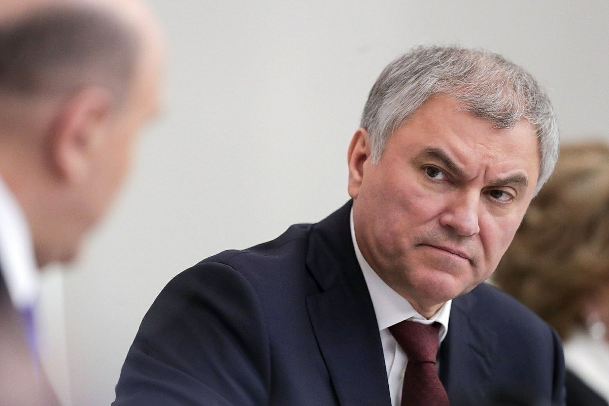 Володин заявил, что Россия развивается, несмотря на заявления США и ЕС Володин заявил, что Россия развивается, несмотря на заявления США и ЕС