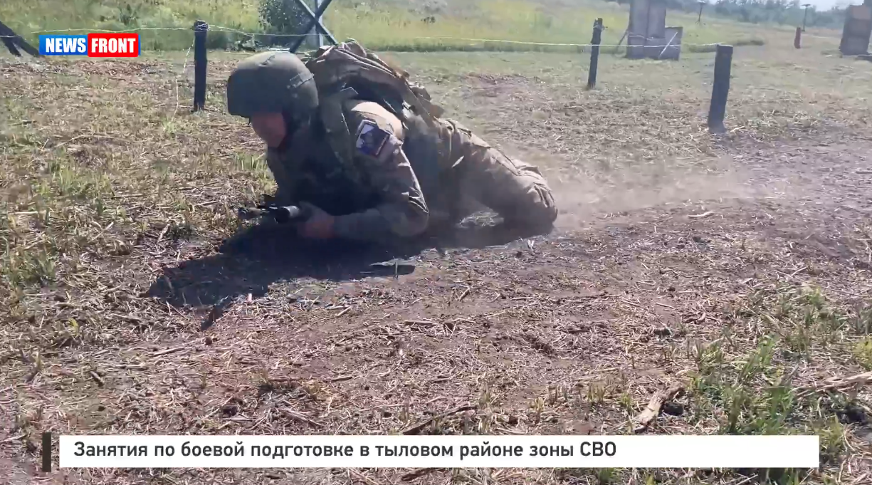 Занятия по боевой подготовке в тыловом районе зоны СВО Занятия по боевой подготовке в тыловом районе зоны СВО