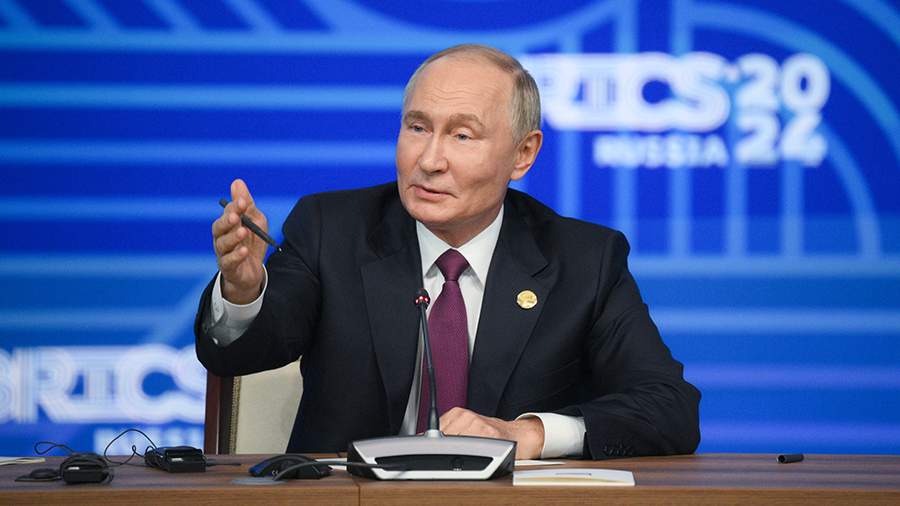 Путин назвал поведение руководства Украины «иррациональным» Путин назвал поведение руководства Украины «иррациональным»
