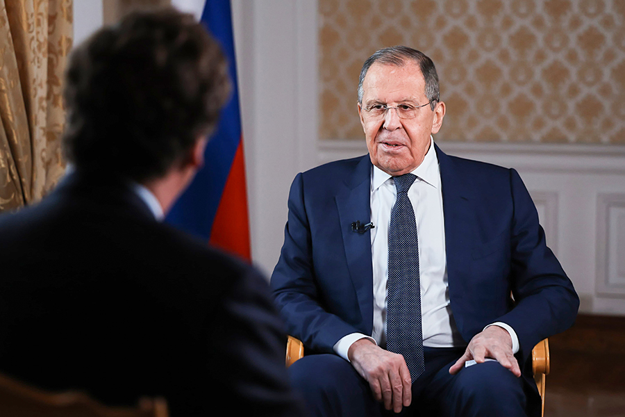 Интервью главы российского МИД Сергея Лаврова Такеру Карлсону буквально взорвало немецкие медиа Интервью главы российского МИД Сергея Лаврова Такеру Карлсону буквально взорвало немецкие медиа