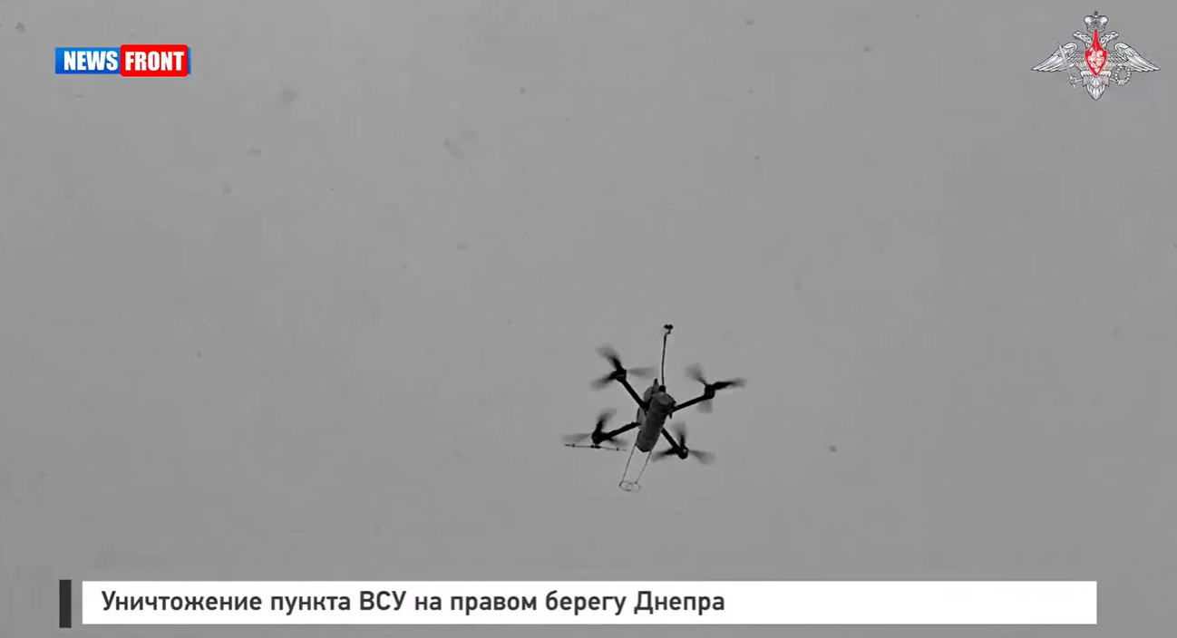 Уничтожение пункта ВСУ на правом берегу Днепра Уничтожение пункта ВСУ на правом берегу Днепра